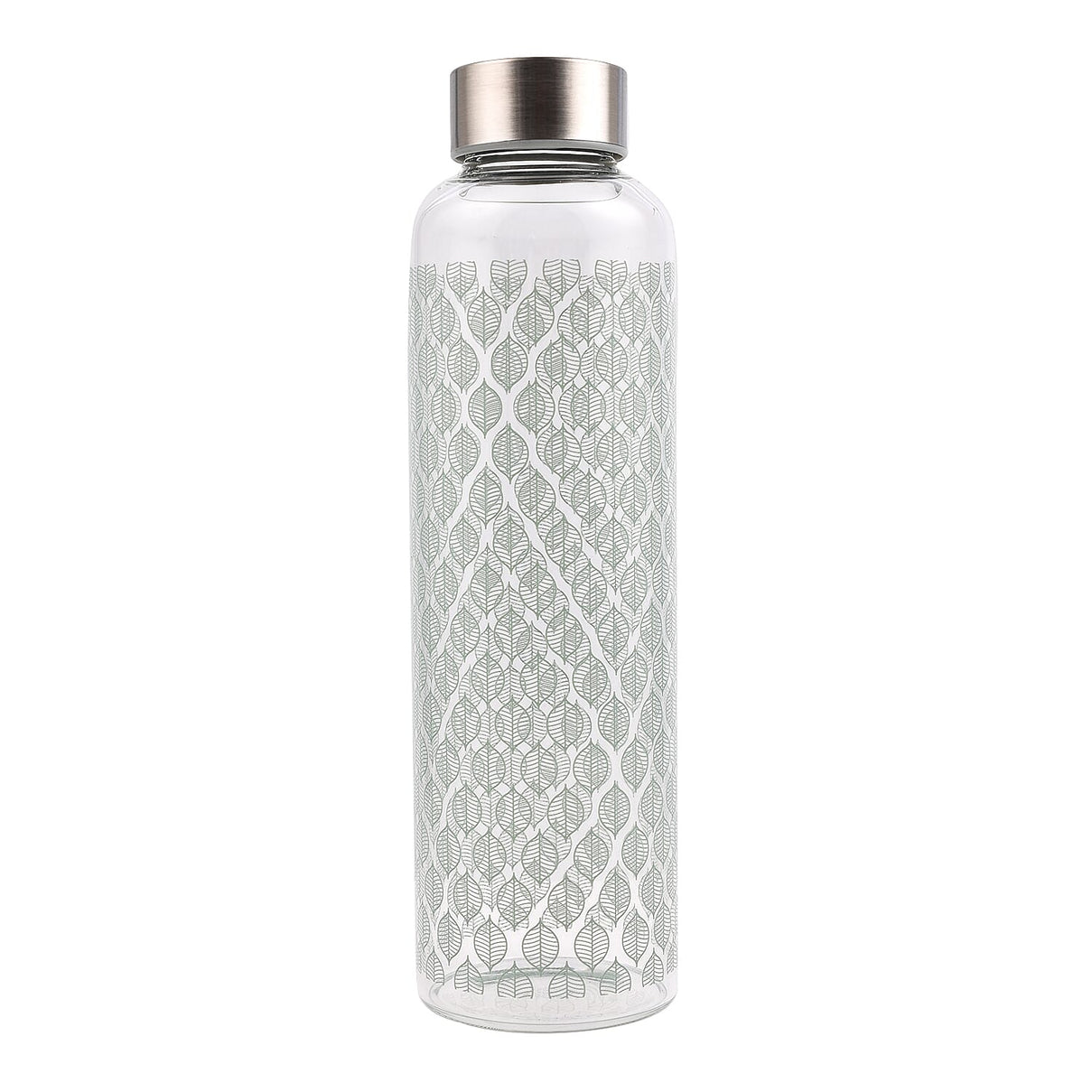 Glass Drinking Bottle - Green (570ml) 7576317 1