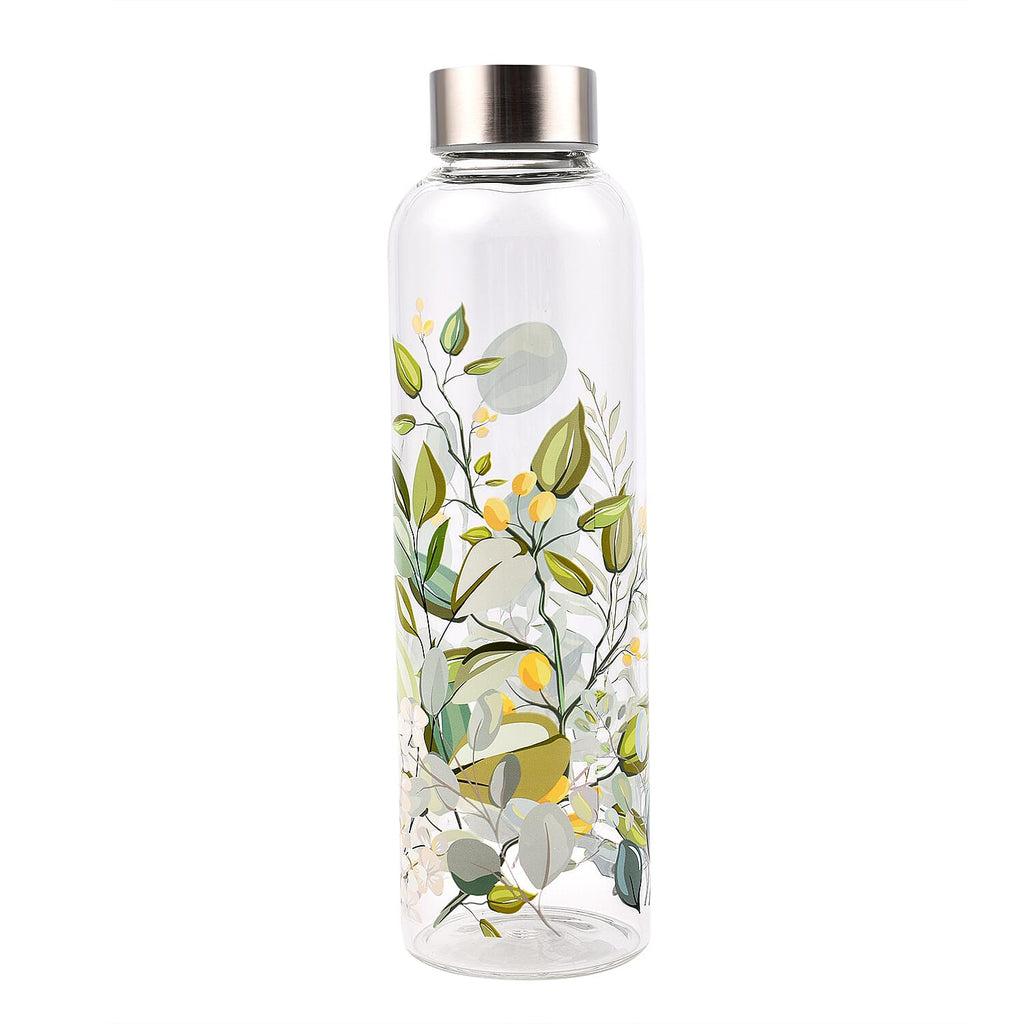 Glass Drinking Bottle (570ml) - Yellow