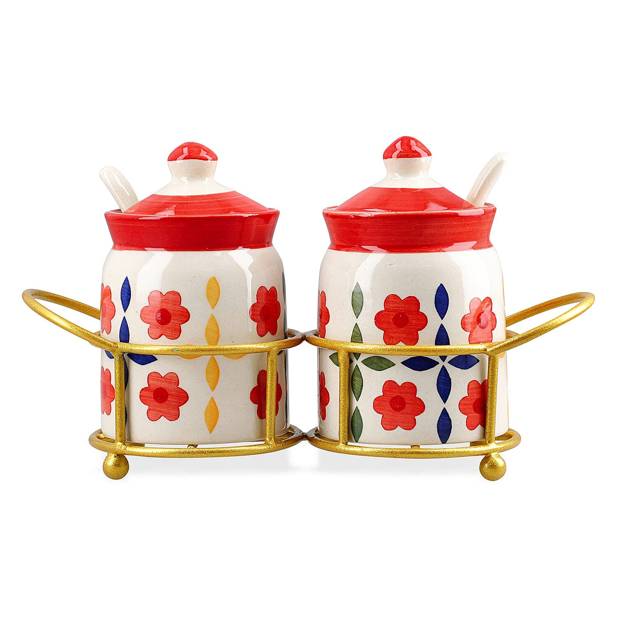 Glass Jar (Size - One Size) - Pink &amp; Pink V32575645 0