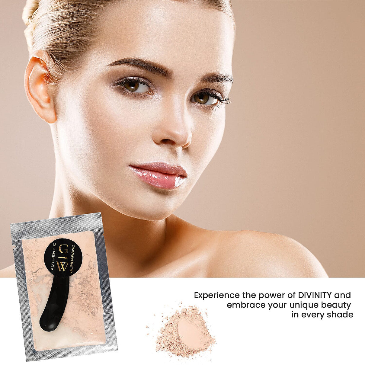 GlindaWand: DIVINITY Foundation Travel Size Make Up Refill Pouch - Alabaster (1g) 7523214 2