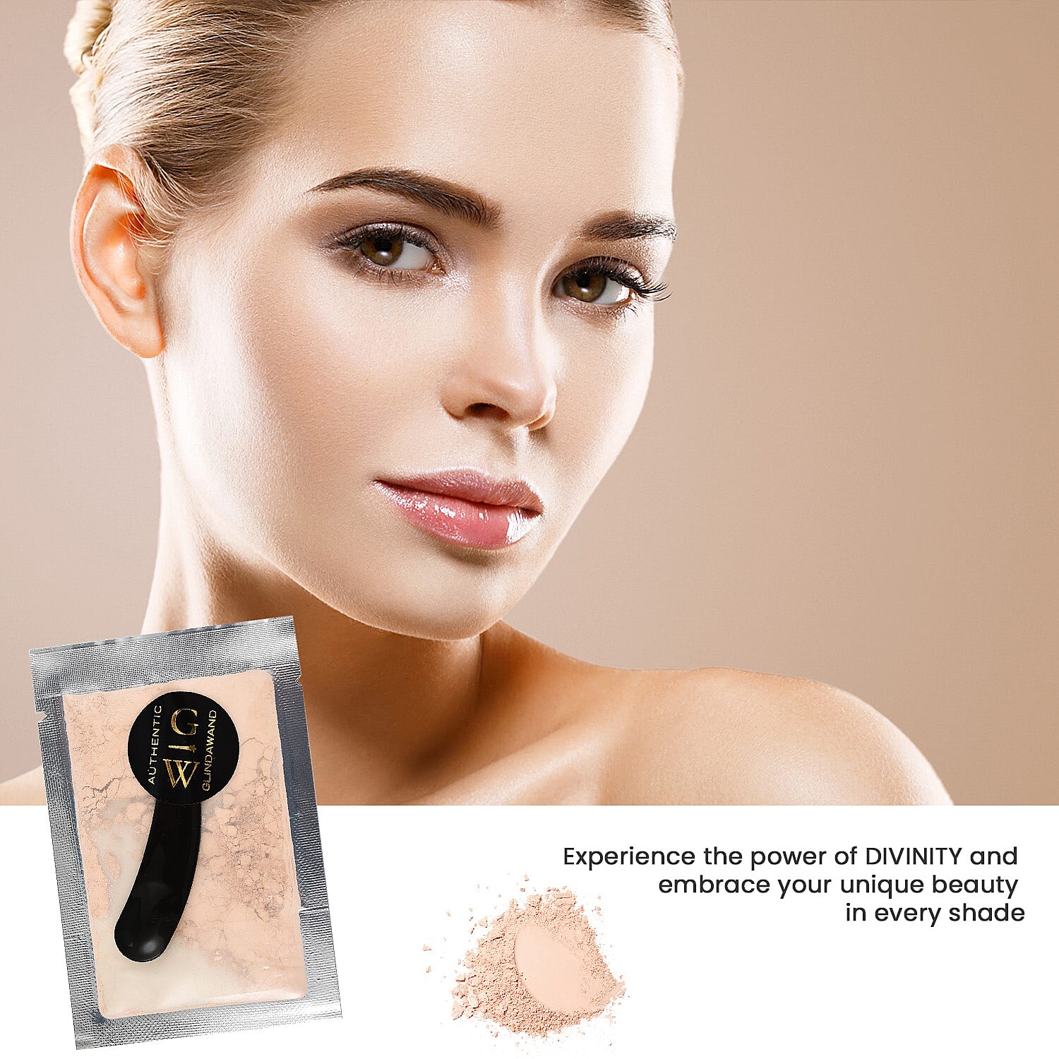 GlindaWand: DIVINITY Foundation Travel Size Make Up Refill Pouch - Alabaster (1g) 7523214 2