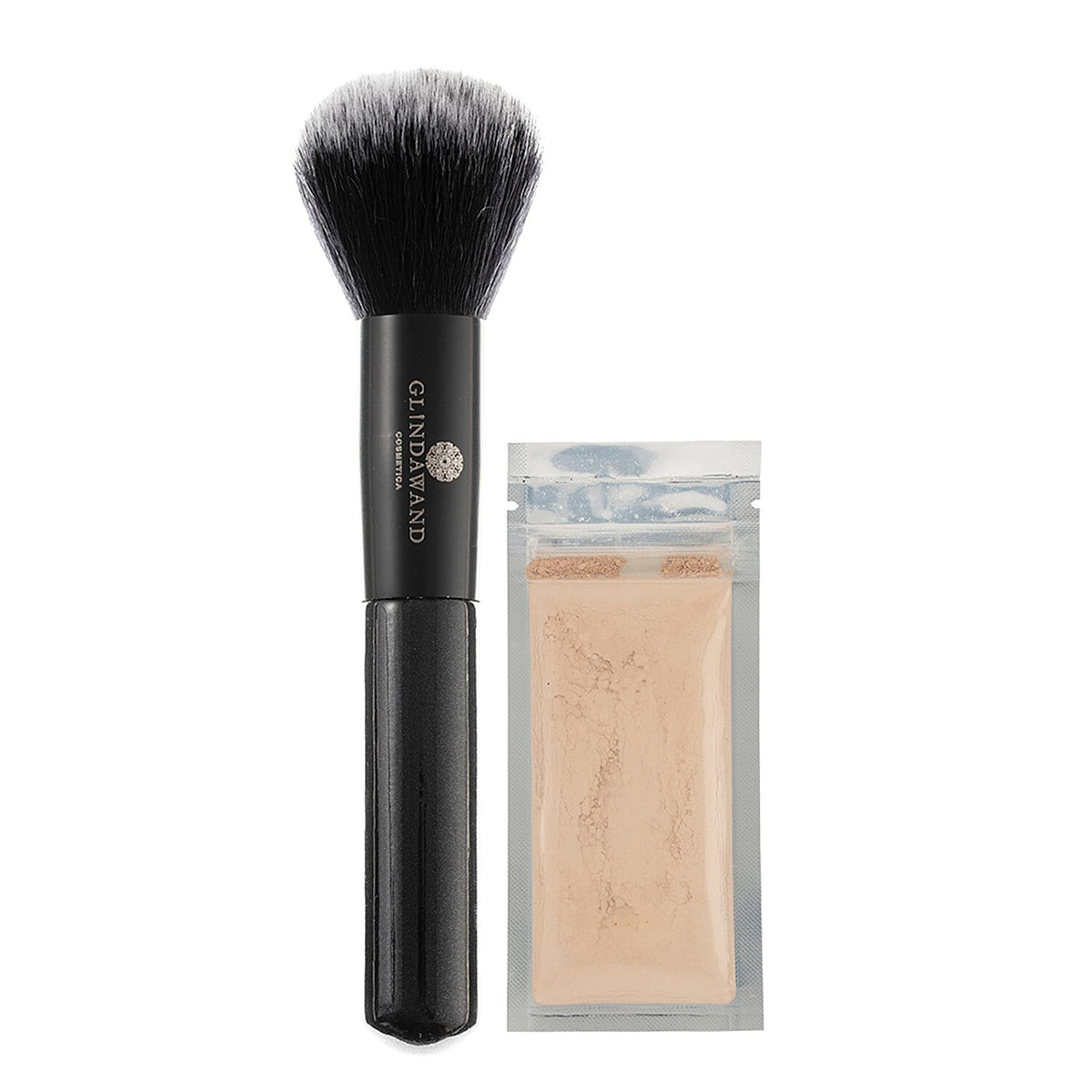 GlindaWand- DIVINITY Foundation Refill Pouch - Alabaster (10g) with Free Foundation Brush 7815566 0