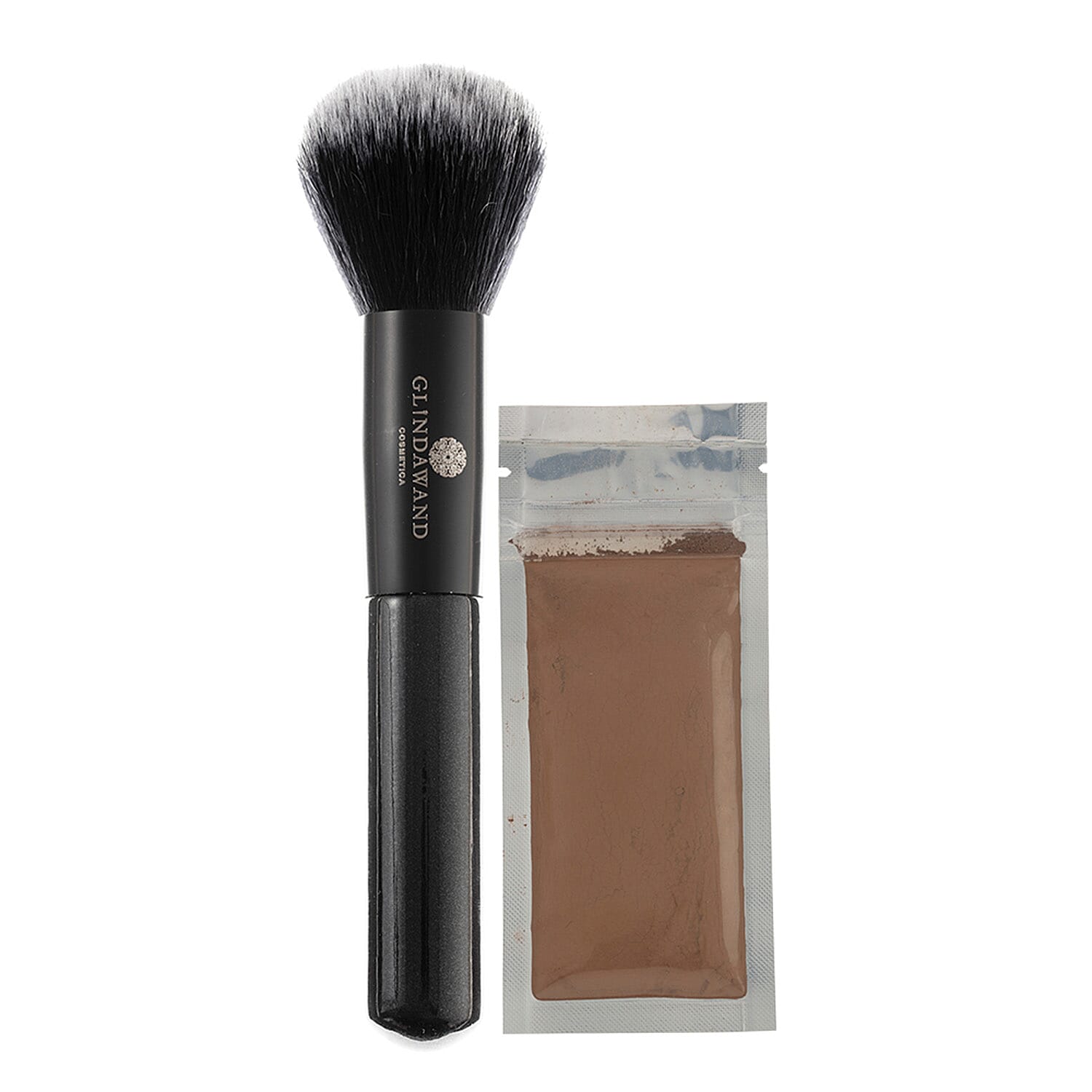 GlindaWand: DIVINITY Foundation Make Up Refill Pouch - Ebony (10g) with Free Foundation Brush 7815577 0
