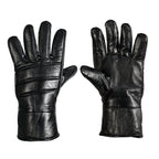 Genuine Leather Warm & Flexible Mens Gloves Black