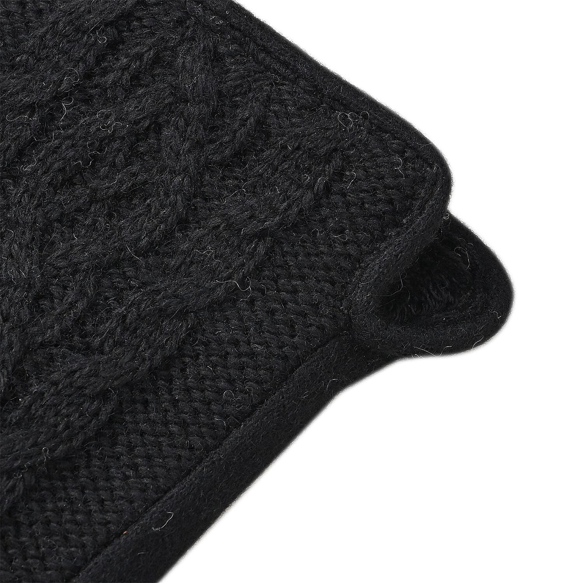 Winter Fashion Must Have - Designer Inspiration - Cashmere Wool Gloves - Black V32516398 3