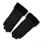 Cashmere Wool Gloves (24 x 9cm) - Black
