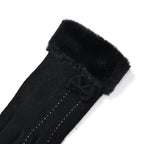 Cashmere Wool Gloves (24 x 9cm) - Black
