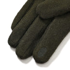Gloves - 70% cashmere wool - One Size- Green
