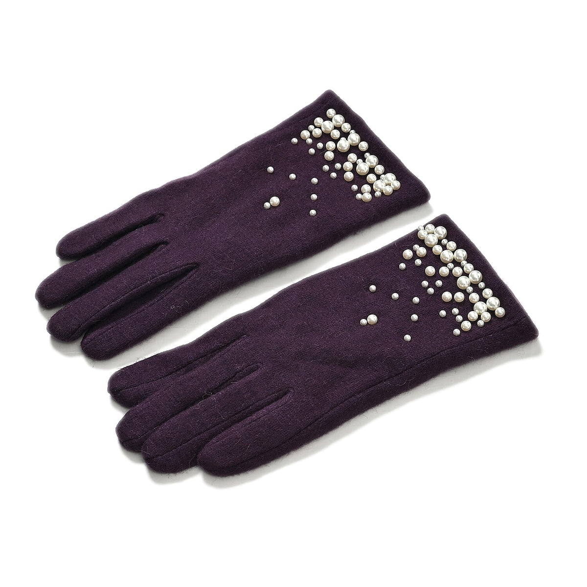 70% Cashmere Wool, Touchscreen-Friendly Winter Gloves â€“ One Size V32637894 2