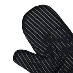 Big Red House Pair of Heat-Resistant Oven Mitts Gloves - Black