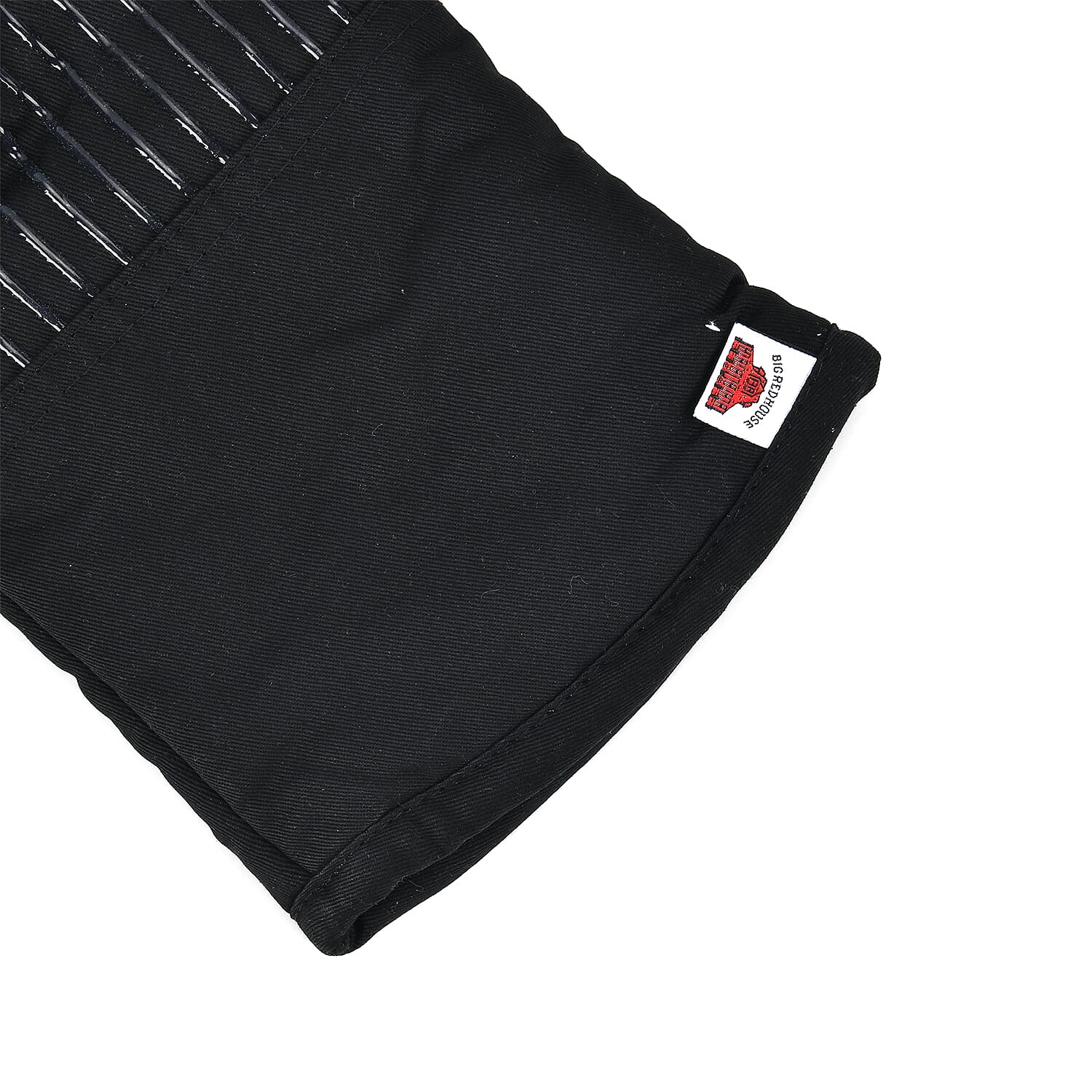 Big Red House Pair of Heat-Resistant Oven Mitts Gloves - Black 7700518 2