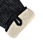 Big Red House Pair of Heat-Resistant Oven Mitts Gloves - Black