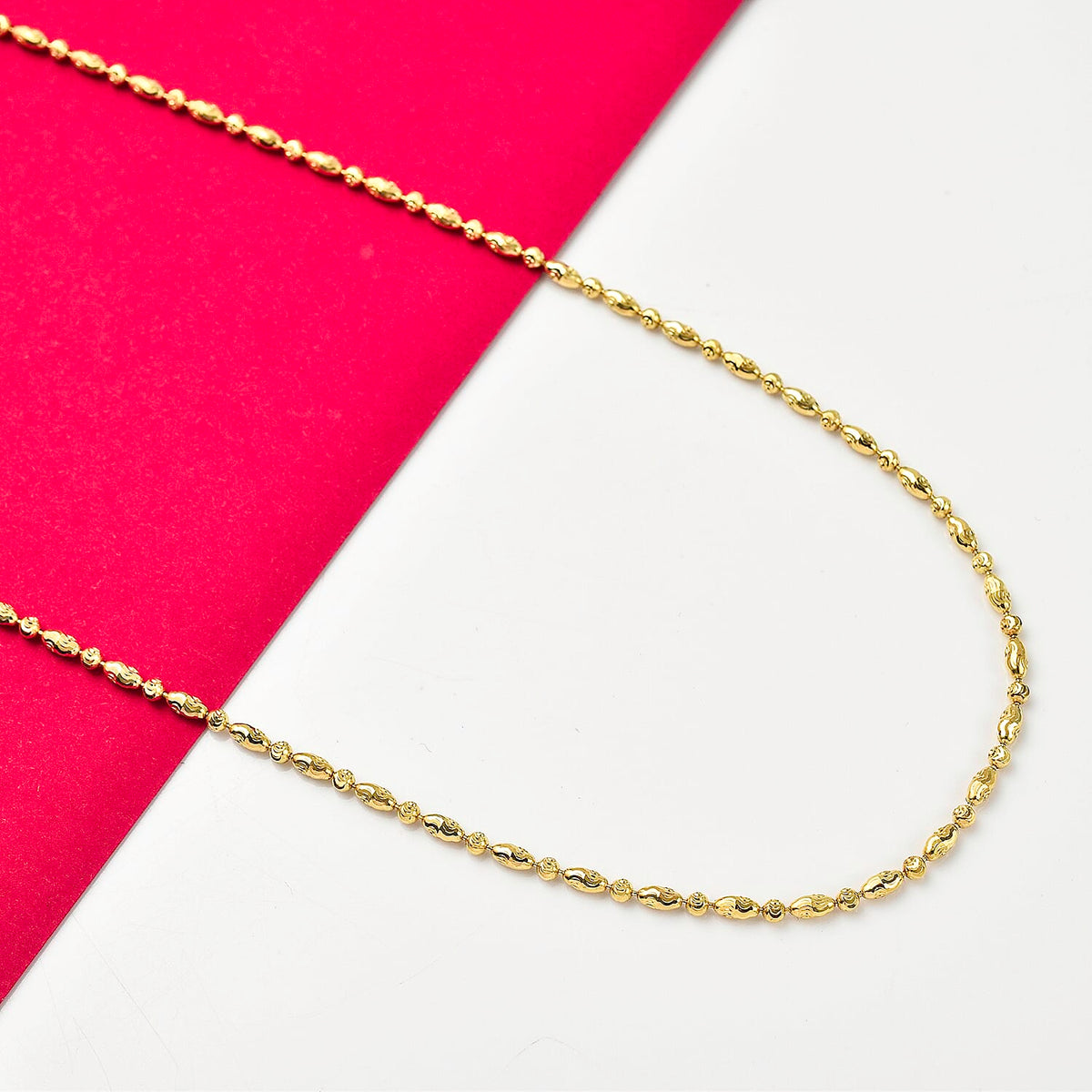 Glamour Typhoon Necklace In Gold Overlay Sterling Silver (Size - 24) 7723850 1