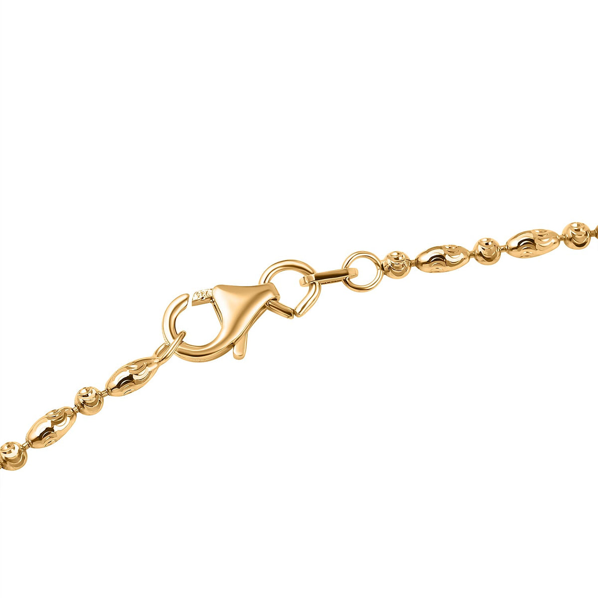 Glamour Typhoon Necklace In Gold Overlay Sterling Silver (Size - 24) 7723850 3