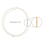 Italian Mega Showstopper -  Necklace In Gold Overlay Sterling Silver (Size - 24)