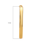 Gold Plated Hoop Earring with Clasp