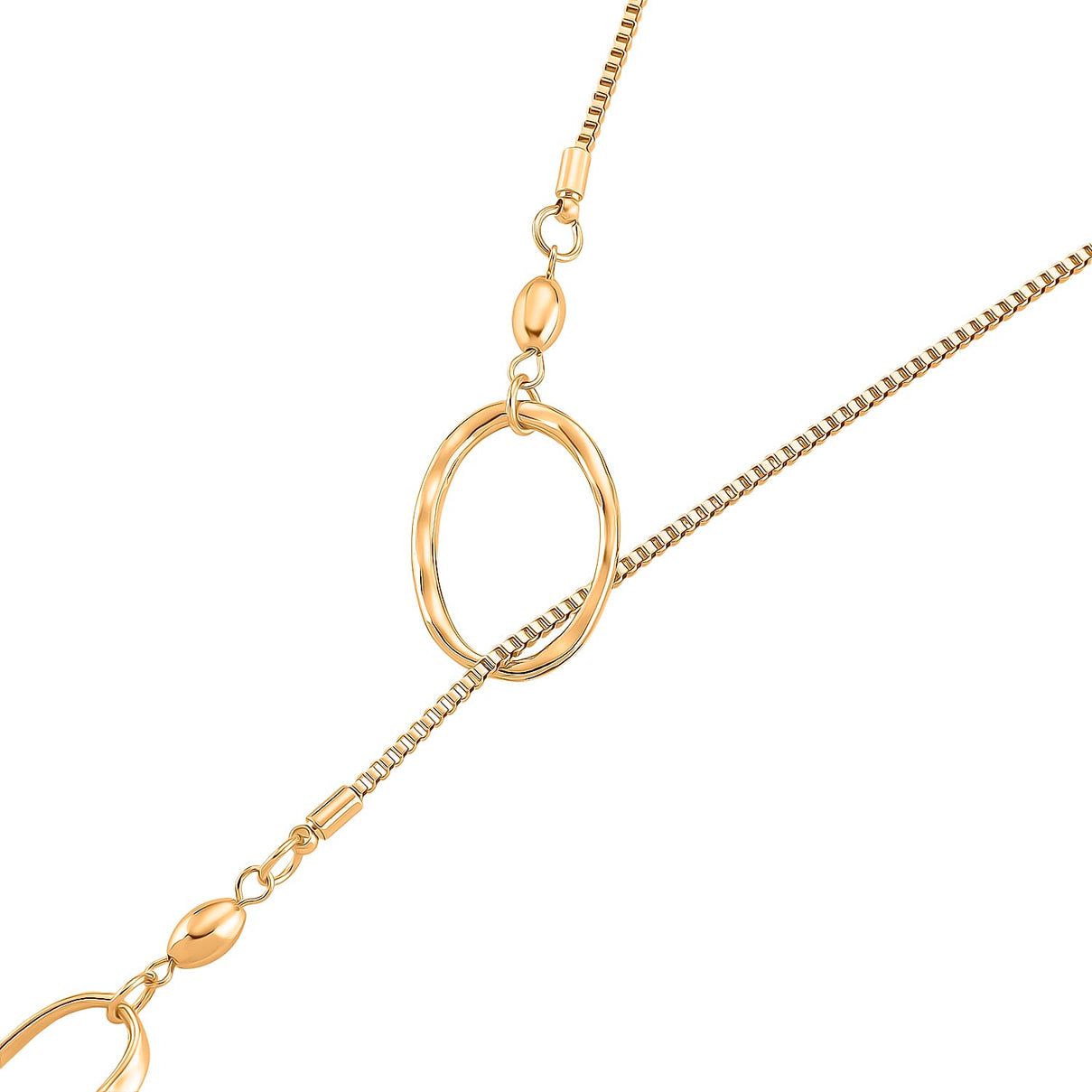 Designer Inspired Minimalist 3 Ring Drip Necklace (Size 28 NE-Adjustable) 8274451 11