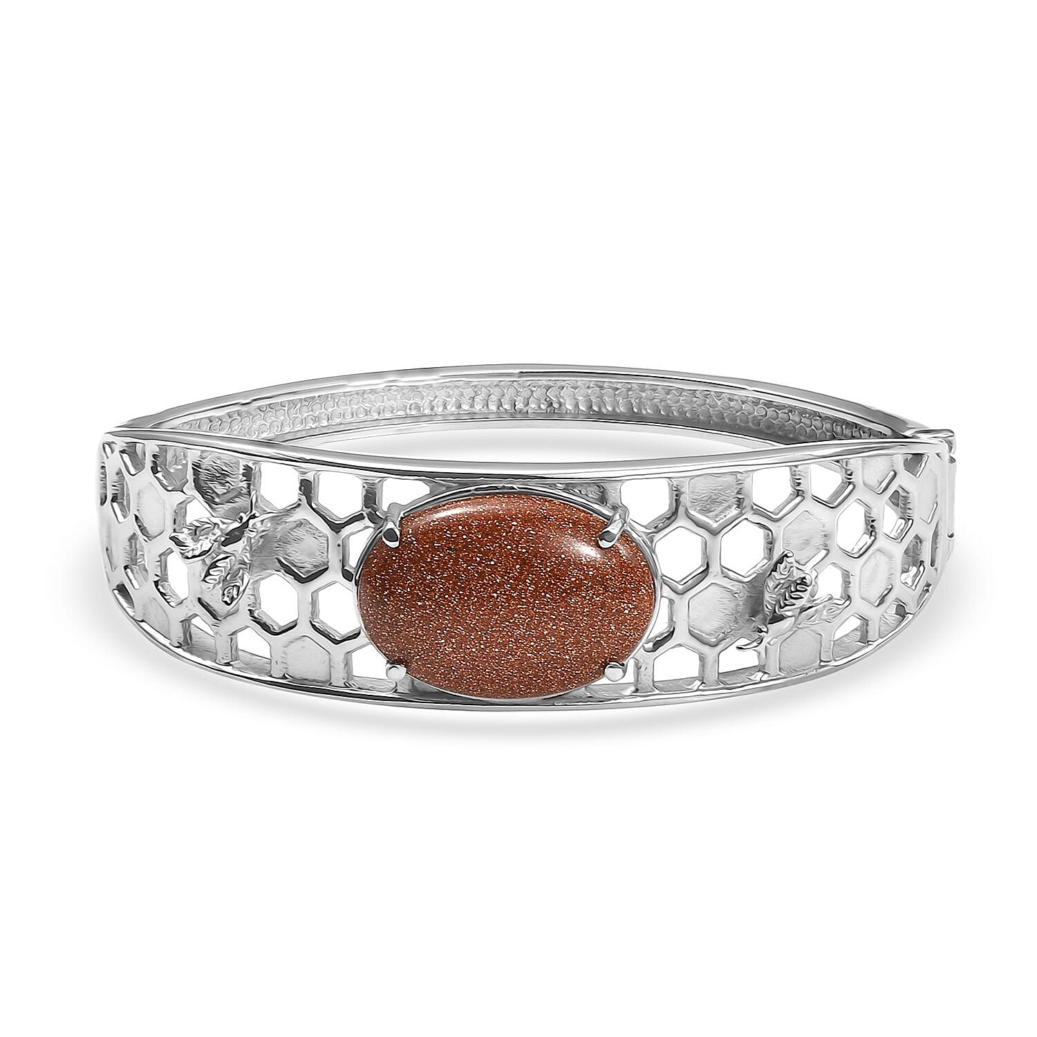 Gold Sandstone Full Bangle (Size 7.50)  21.27 Ct 7936448 0
