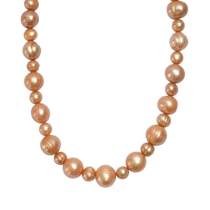 Golden Pearl Necklace (Size - 18) 225.00 Ct. 8220140 1