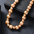 Golden Pearl Necklace (Size - 18) 225.00 Ct.
