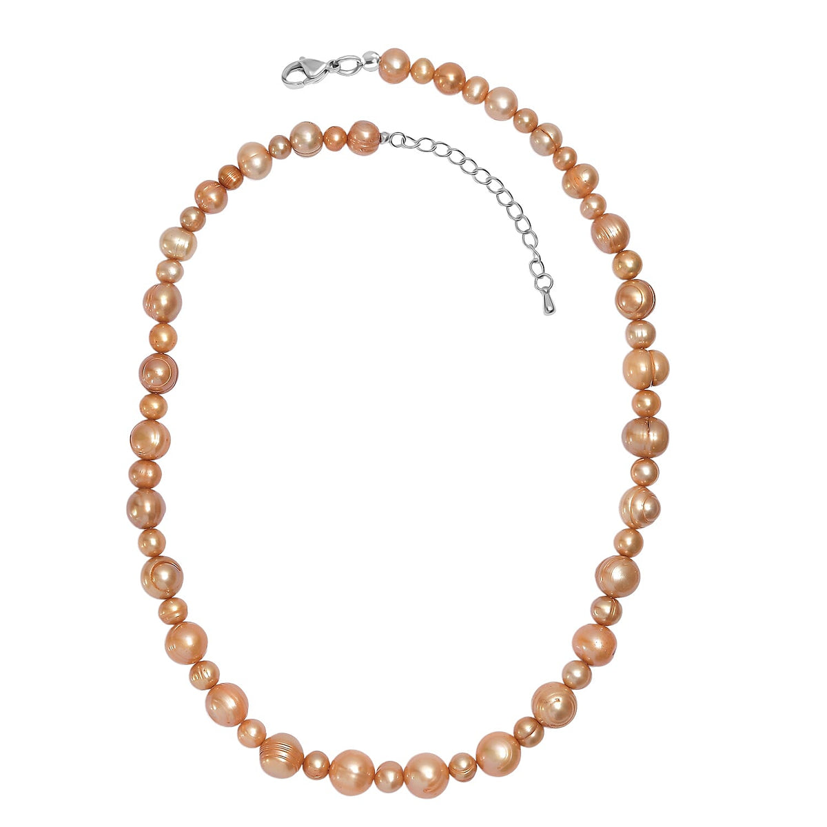 Golden Pearl Necklace (Size - 18) 225.00 Ct. V32699060 4
