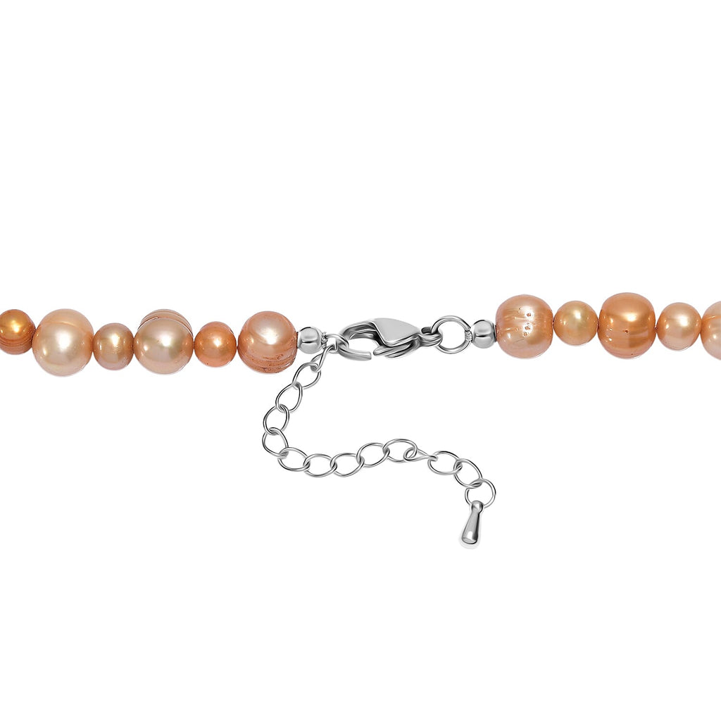 Golden Pearl Necklace (Size - 18) 225.00 Ct.