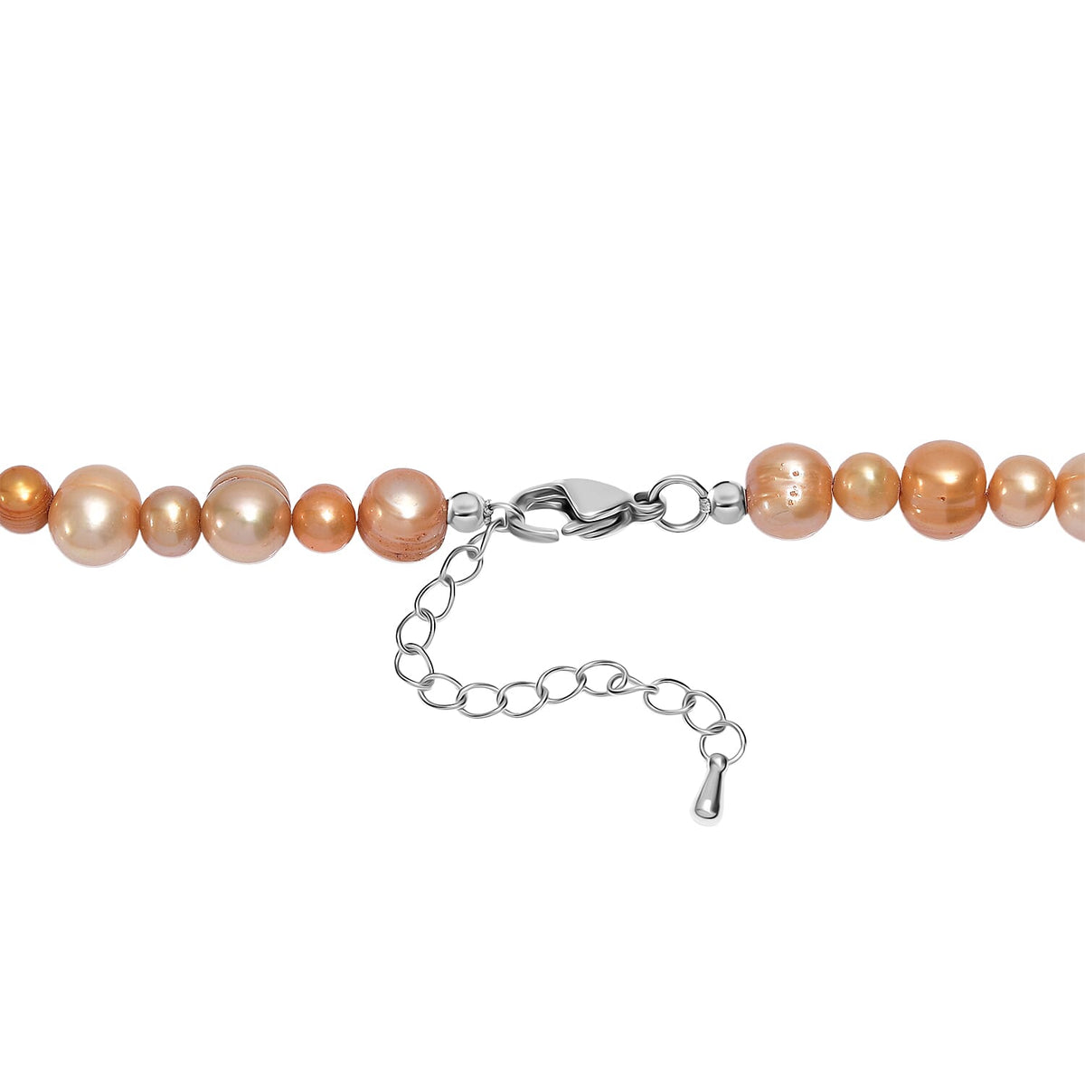 Golden Pearl Necklace (Size - 18) 225.00 Ct. V32699060 5