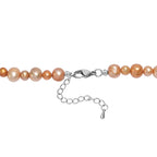 Golden Pearl Necklace (Size - 18) 225.00 Ct.