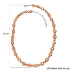 Golden Pearl Necklace (Size - 18) 225.00 Ct.