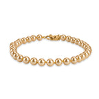 Golden Shell Pearl Beads Necklace (Size - 20) 350.00 Ct.