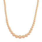 Golden Shell Pearl Necklace (Size 20 - 2 Ext) with Lobster Clasp 290.00 Ct.