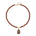 Golden Sunstone Seahorse Necklace (Size 18 - 2 Ext) with Lobster Clasp 230.00 Ct.