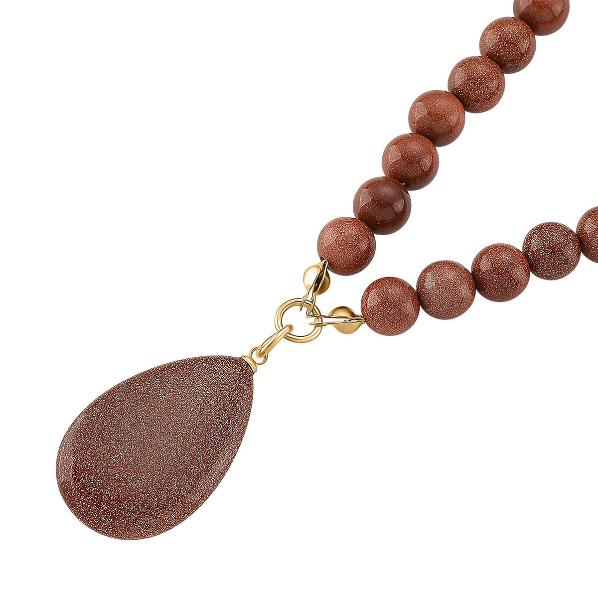 Golden Sunstone Seahorse Necklace (Size 18 - 2 Ext) with Lobster Clasp 230.00 Ct. V32755013 4