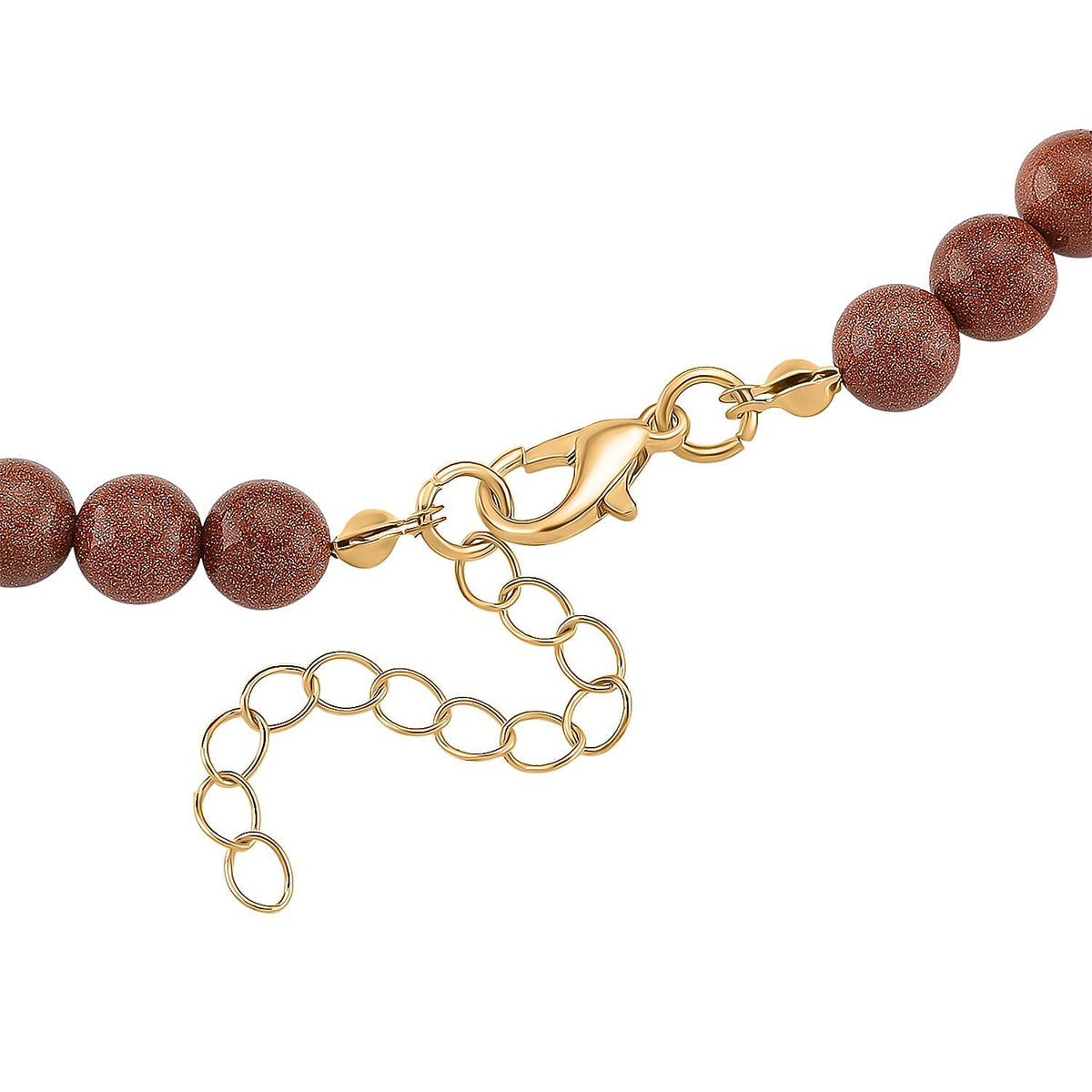 Golden Sunstone Seahorse Necklace (Size 18 - 2 Ext) with Lobster Clasp 230.00 Ct. V32755013 5