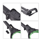 Grabber Tool with Magnet and LED Light (Length-82 cm) 3xLR44 Batteries (Incl.) - Green