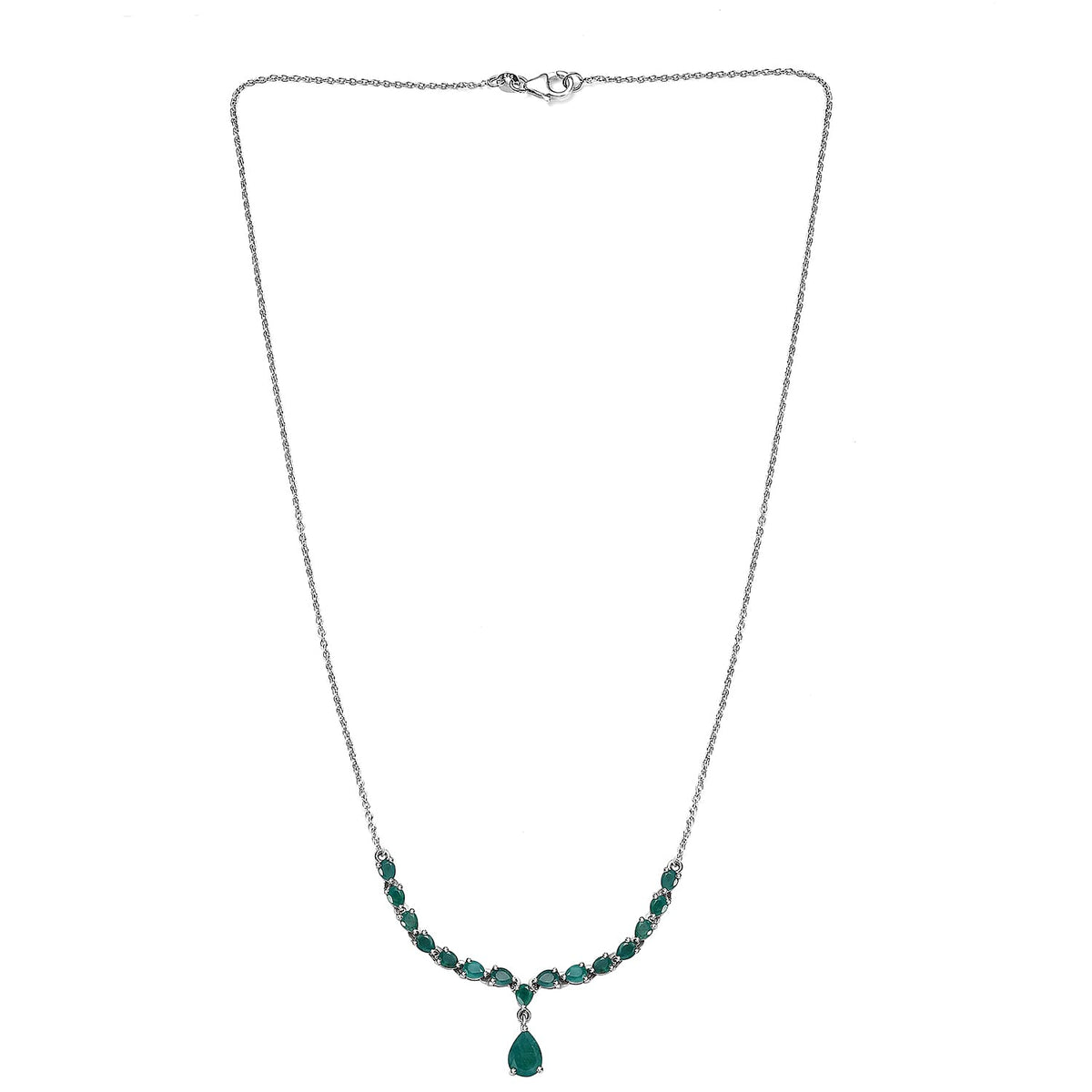 Grandidierite Necklace (Size - 20) in Platinum Overlay Sterling Silver 3.35 Ct, Silver Wt. 6.00 Gms 7570948 4