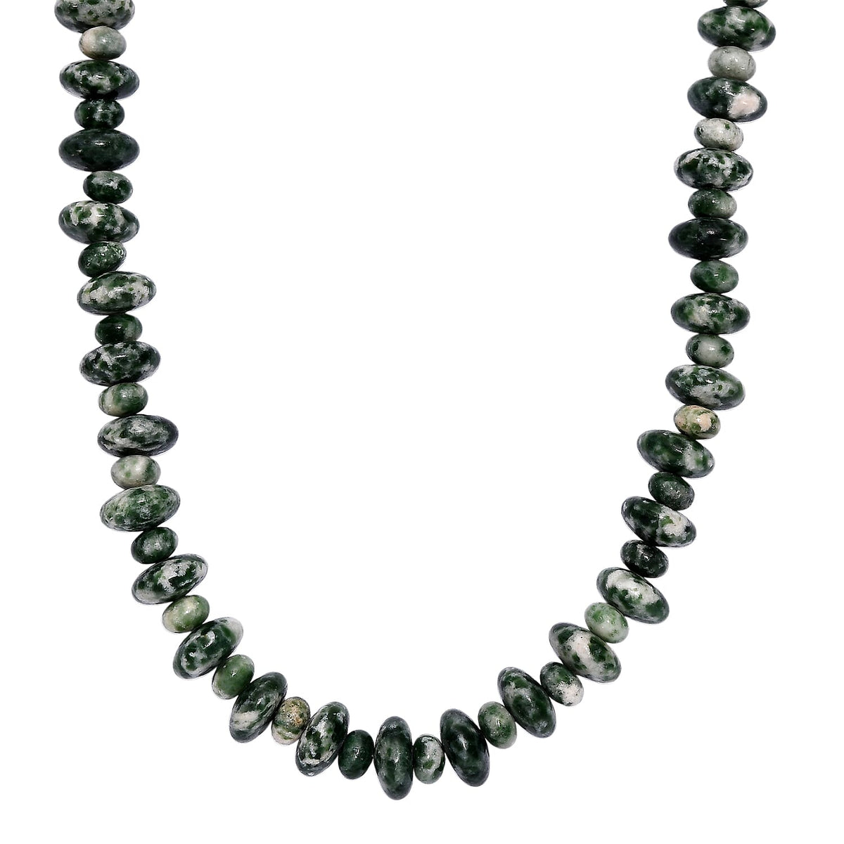 Green Agate Necklace (Size - 20-2 Ext) with Lobster Clasp 290.00 Ct. 8181877 0