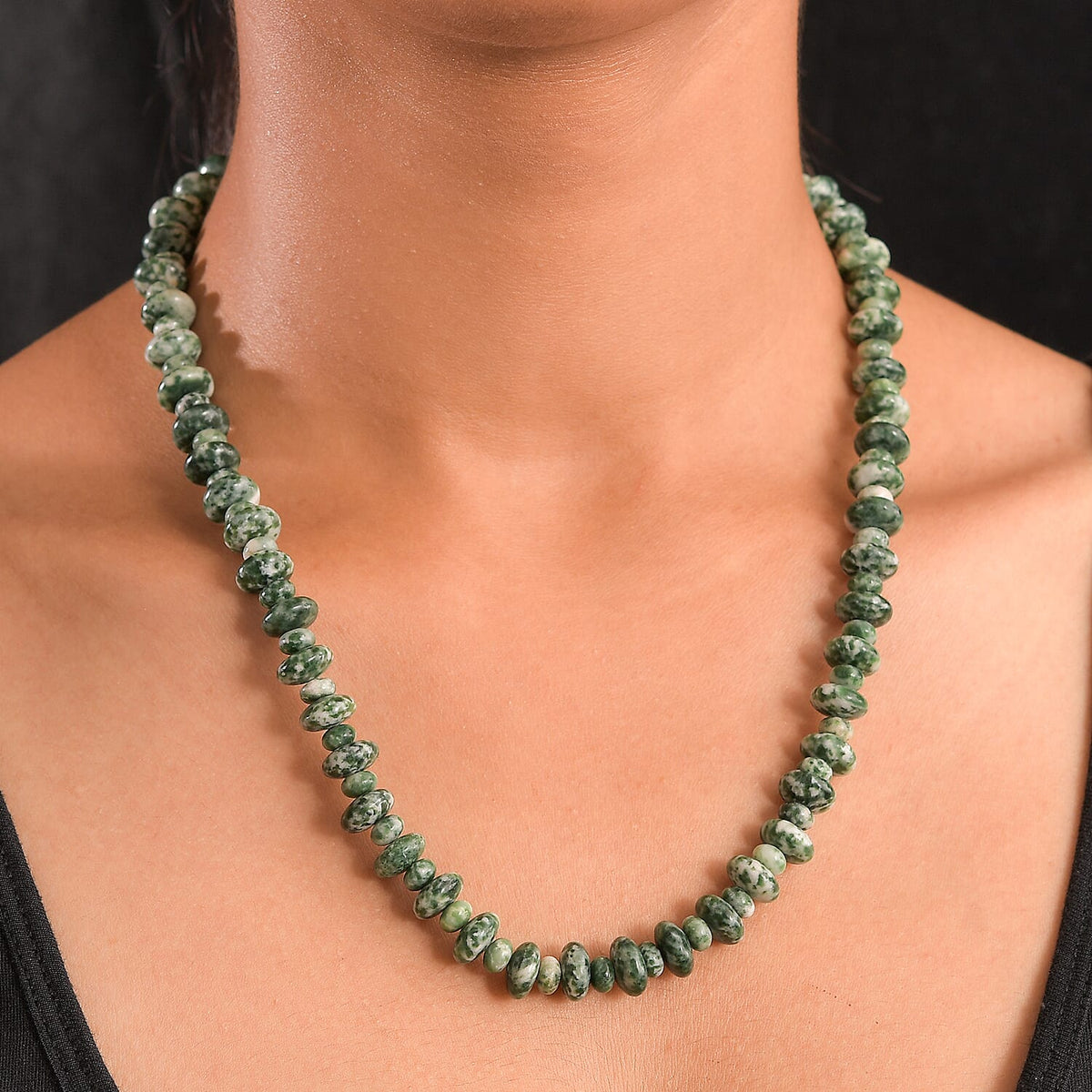 Green Agate Necklace (Size - 20-2 Ext) with Lobster Clasp 290.00 Ct. 8181877 3