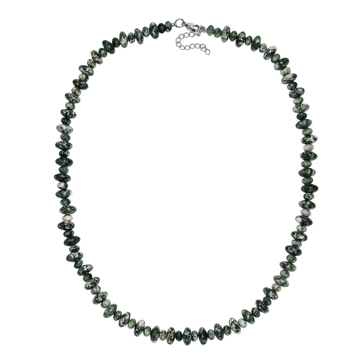 Green Agate Necklace (Size - 20-2 Ext) with Lobster Clasp 290.00 Ct. 8181877 4