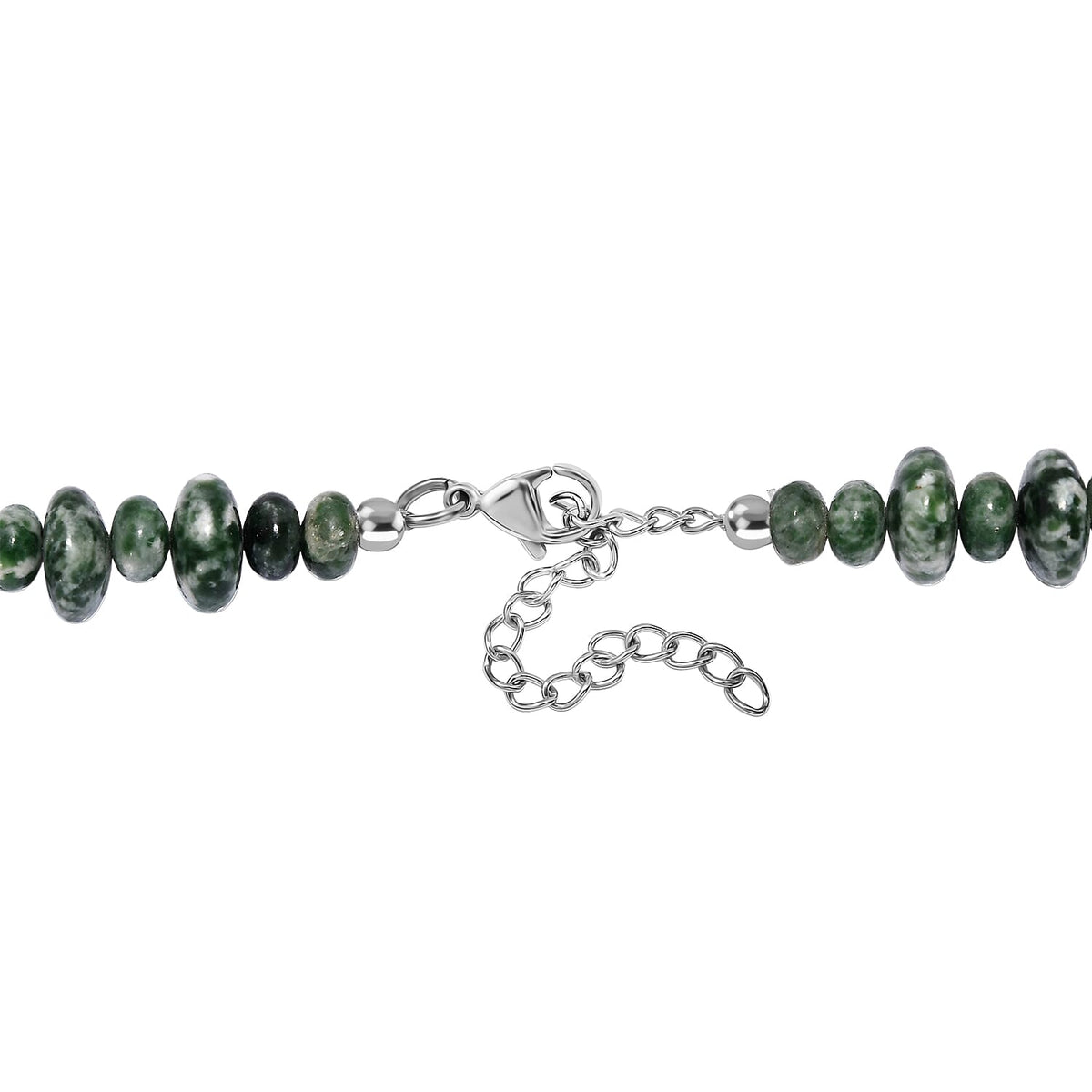 Green Agate Necklace (Size - 20-2 Ext) with Lobster Clasp 290.00 Ct. 8181877 5