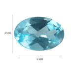 Green Apatite Oval 6x4 mm