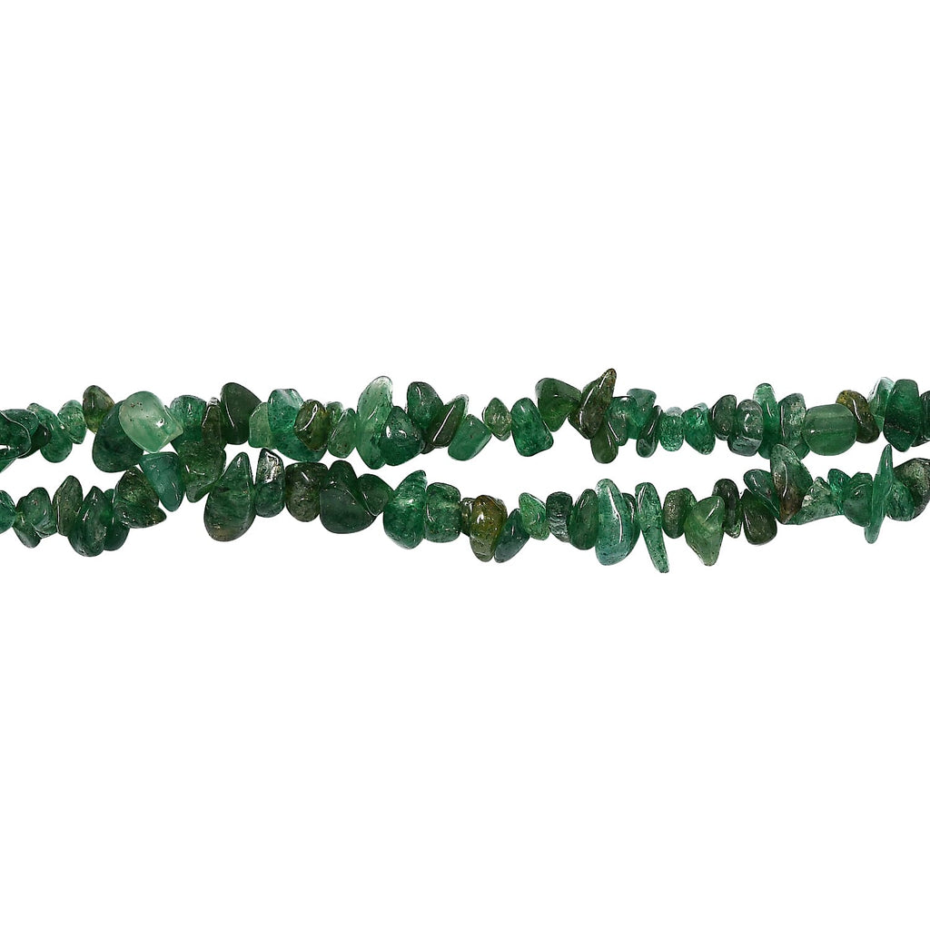 Green Aventurine Stone Necklace (Size 36), 237.23 Ct.