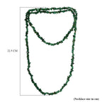 Green Aventurine Stone Necklace (Size 36), 237.23 Ct.