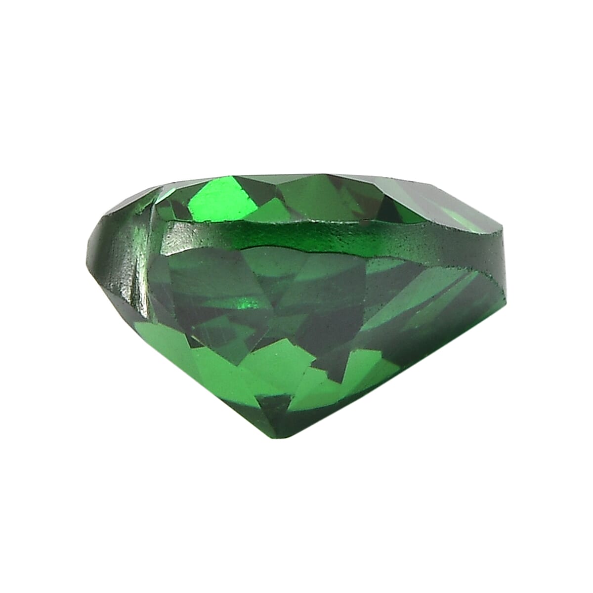 Green Cubic Zirconia Heart 7 mm Gemstone, 1.98 Ct V32531053 2