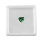 Green Cubic Zirconia Heart Shape Gemstone 2.04 Ct.