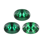 Green Cubic Zirconia Oval Shape Gemstone 3.49 Ct.