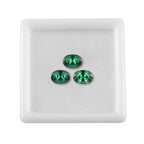 Green Cubic Zirconia Oval Shape Gemstone 3.49 Ct.