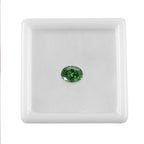 Green Cubic Zirconia Oval Cut Cut 8X6 mm Gemstone, 1.74 Ct