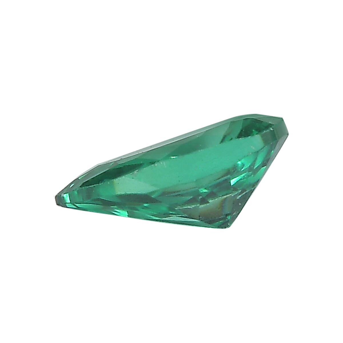 Set of 3 Green Cubic Zirconia Loose Gemstones in Pear Shape 0.85 Ct. 8062463 2