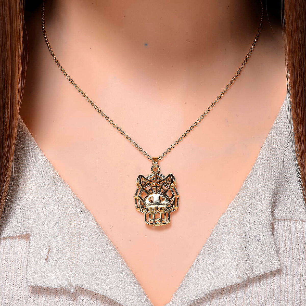 Green Cubic Zirconia Pendant with Chain (Size 20 - 2 Ext) in Yellow Gold Plated 4404924 2